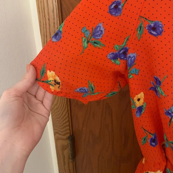 Sienna Sky Floral Wrap Blouse - Picture 2 of 5